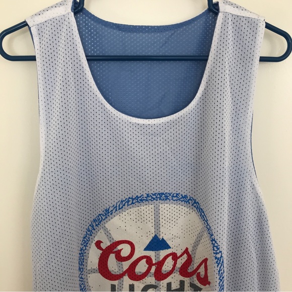 Coors light mens mesh jersey tank top - Picture 3 of 10